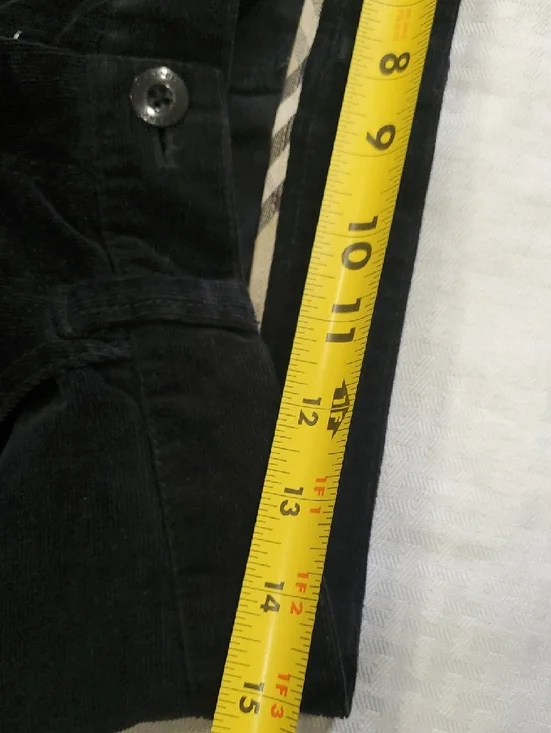 Burberry Black Label Men's Blue Straight Corduroy Jeans - Picture 8 of 15